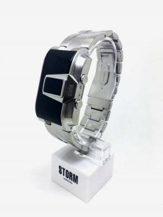 Storm London Watch Mk4 Circuit Black Mens Stainless Steel Silver Special Edition