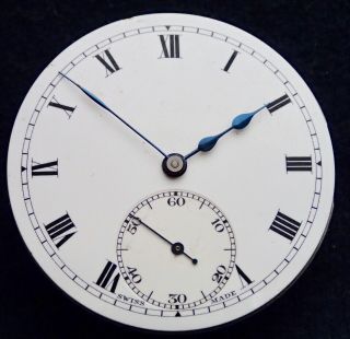 Quality Micrometer Regulator 16 Size HALF HUNTER Pocket Watch Movement circa1900 2