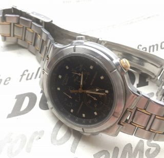 Rare Vintage Citizen Gent’s Wrist Watch,  Stainless Steel Chronograph Analog 8