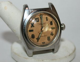 Vintage 1945 ROLEX Oyster Perpetual Chronometre Stainless Steel Bubble Back 32mm 2