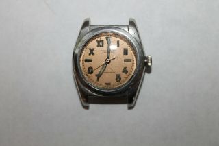Vintage 1945 ROLEX Oyster Perpetual Chronometre Stainless Steel Bubble Back 32mm 4