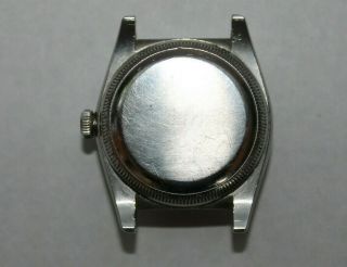 Vintage 1945 ROLEX Oyster Perpetual Chronometre Stainless Steel Bubble Back 32mm 5