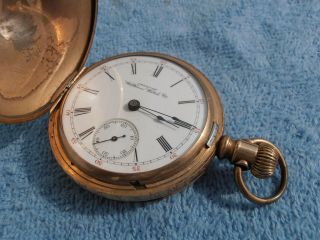 Vintage American Waltham Pocket Watch 14k Filled 7jewel 18 1897