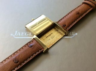 Jaeger LeCoultre Reverso Classique 18K Yellow Gold Wristwatch Ref.  250.  140.  082 (Q) 10