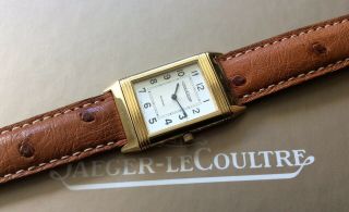 Jaeger LeCoultre Reverso Classique 18K Yellow Gold Wristwatch Ref.  250.  140.  082 (Q) 3