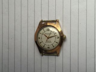 Onsa Vintage 17 Jewel Automatic - Gold Plated - Not - For Spares