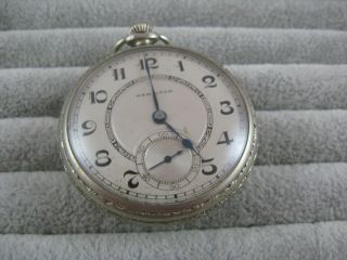 Hamilton grade 974 with 14K gold filled case FANCY DIAL - 1920S? 2