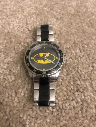 Batman Logo Yellow Wristwatch Men 