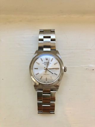 Rolex Oyster Perpetual 39mm Stainless Watch Steel Watch Silver Dial