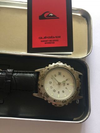 Metal Boxed Quiksilver Mens Quartz Watch With Date QS1500 4