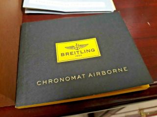 BREITLING CHRONOMAT AIRBORNE SPECIAL EDITION 30TH ANNIVERSARY MEN ' S WRIST WATCH 12