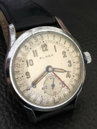 Vintage Eloga Pointer Date Watch 8