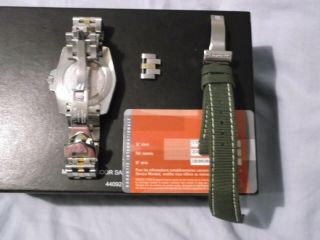 Tudor Hydronaut II Steel Auto 41.  5mm Silver Dial Bracelet Mens Watch 20030 9