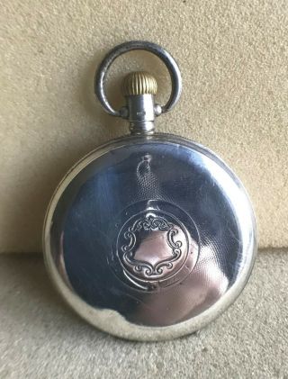 Solid Silver J W Benson Pocket watch 1926 2