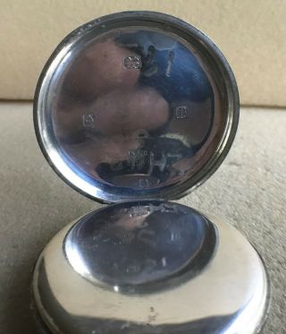 Solid Silver J W Benson Pocket watch 1926 7