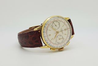 Fine & Rare Vintage 18K Longines Flyback Chronograph Cal 30CH 5
