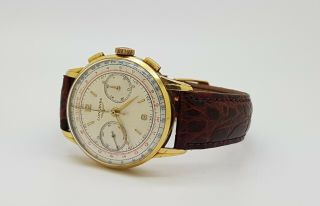 Fine & Rare Vintage 18K Longines Flyback Chronograph Cal 30CH 6