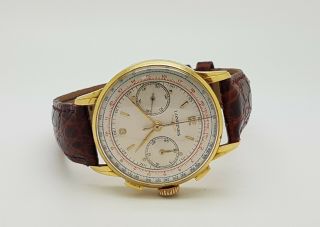 Fine & Rare Vintage 18K Longines Flyback Chronograph Cal 30CH 7