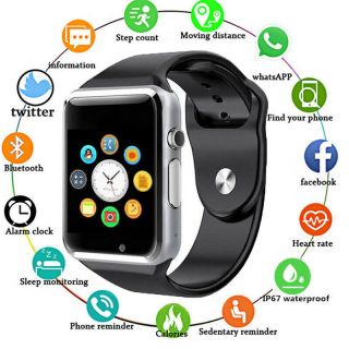 Bluetooth Smart Wrist Watch A1 w/Camera GSM Phone For iPhone Android Samsung CA 3