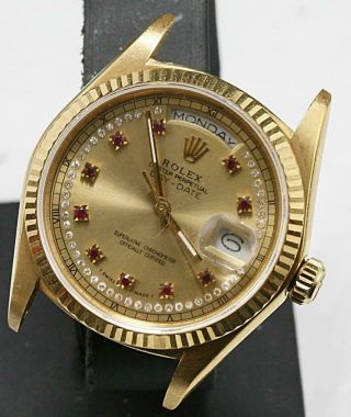 Swiss Made Eta 2834 - 2 Day - Date 25 Jewels After Market 18k Solid Gold Case