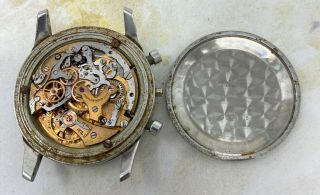 Vintage Breitling Navitimer Chronograph Ref.  806 Venus 168 Wristwatch FOR REPAIR 12