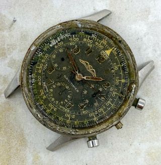 Vintage Breitling Navitimer Chronograph Ref.  806 Venus 168 Wristwatch FOR REPAIR 4