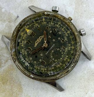Vintage Breitling Navitimer Chronograph Ref.  806 Venus 168 Wristwatch FOR REPAIR 6