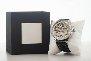 Custom Made Case Patek Philippe & Co Skeleton Pocket Movement Swiss Men ' s Watch 6