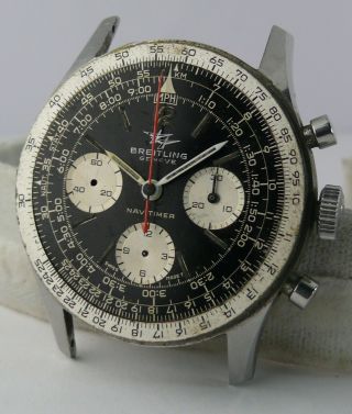1960s Vintage Gents Breitling Navitimer Pilots Chronograph Watch 806