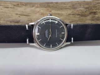 VINTAGE OMEGA CONSTELLATION PIE PAN BLACK DIAL AUTOMATIC MAN ' S WATCH 3