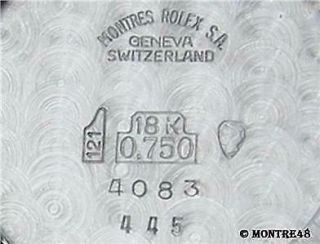 Rolex Cellini 18k White Gold Swiss 1974 Mid Size 33mm Men Vintage Watch O65 9