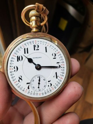 Howard Series 9 16s 17j Pocket Watch 1912