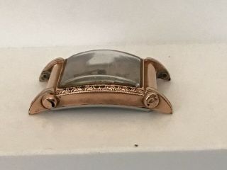 Vintage Bulova Men ' s Wristwatch 17 Jewels 10K RGP Bezel Art Deco - 5