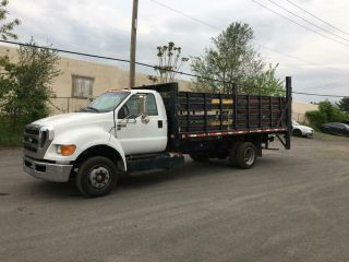 2013 Ford F650 Stake Body Truck With Lift Gate