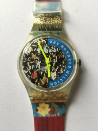 Wristwatch Swatch Gent The People (gz126) - New/nos - Multicolored - 40/19