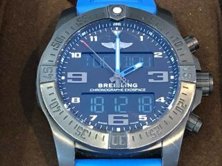 Breitling Exospace B55 Connected Watch (1st Edition) with Blue Band 9