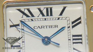 Cartier Santos Galbee 18k Yellow Gold/Steel Silver Roman Dial 29mm Watch 1566 5