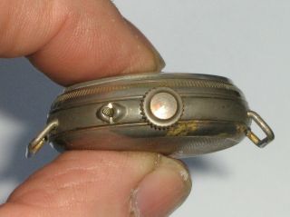 Antique WW1 Large Trench Wrist Watch.  Will Tick. 6