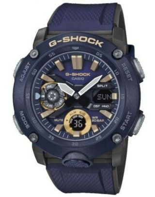 Casio G - Shock Carbon Core Guard (ga - 2000 - 2aer) 200 Meters Watch.  Bnib