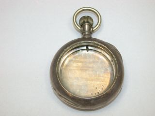 American 18 Size 4 Ounce Coin Silver Pocket Watch Case.  13t