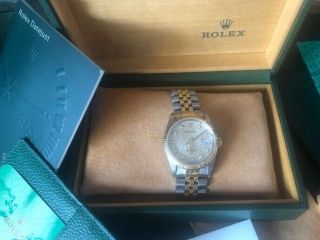 Rolex Datejust Diamond Dial Watch