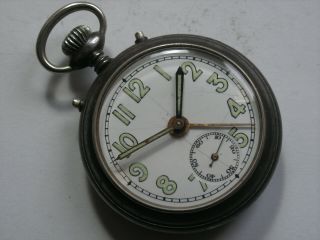 Antiqe Junghans Alarm Pocket Watch