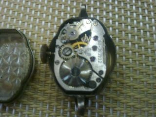gold plated Vintage Old women Wrist Watch GUB - GLASHUTTE 3