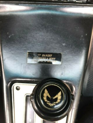 1977 Pontiac Trans Am SE special edition y82 13