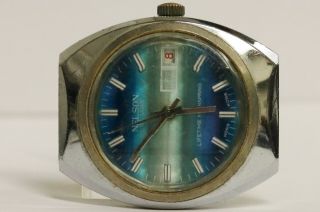 NELSON De Luxe vintage Swiss watch from Blue Dial 2