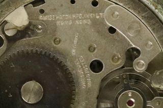 NELSON De Luxe vintage Swiss watch from Blue Dial 4
