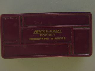Vintage Watch - Craft Pocket Watch Mainspring Winder Set - Watchmaker Bench Tool