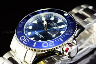 Invicta Men 50mm Sapphire Blue Grand Diver High Polished 300m Screw Crown Watch