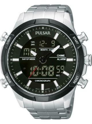 Pulsar Gents Chronograph Digital Sports Watch - Pnp Pw6003x1