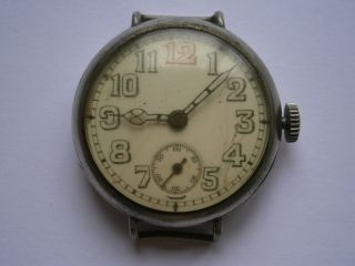 Vintage Gents Trench Military Wristwatch Mechanical Watch Spares Repair
